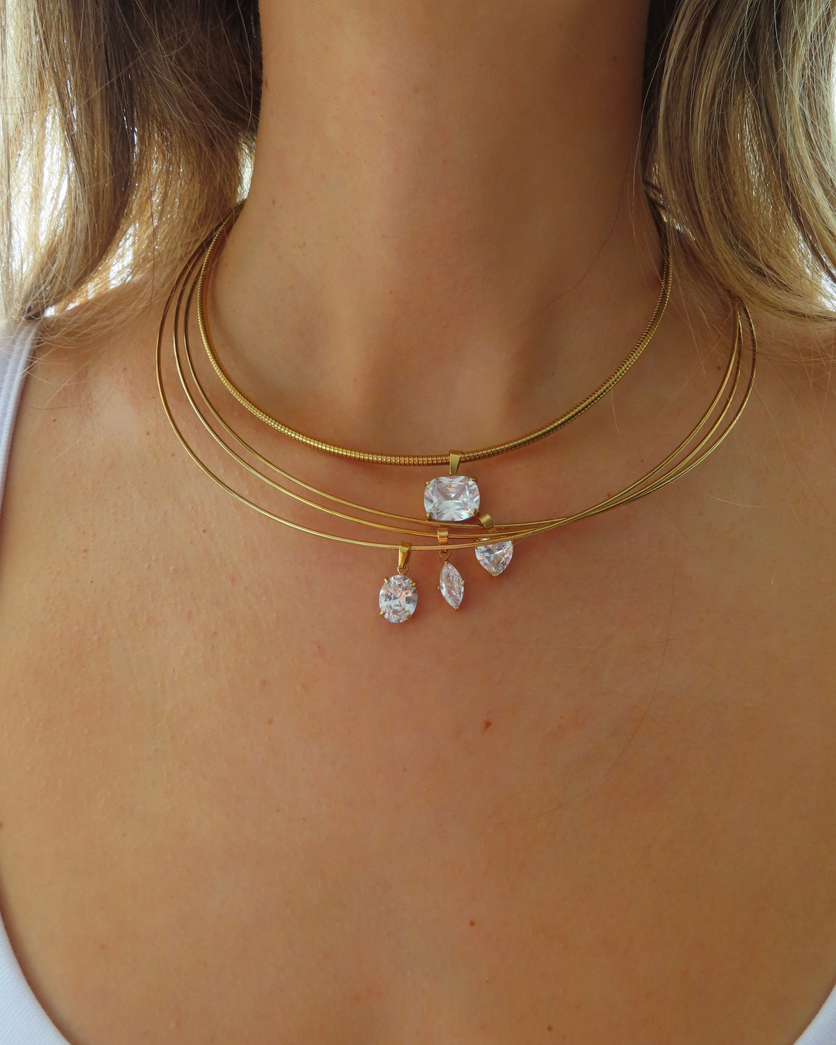 Gems Marquise Choker