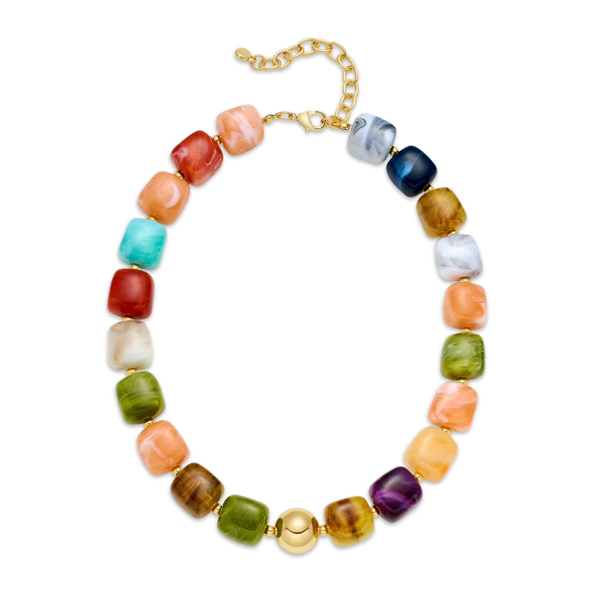Resin Beaded Necklace