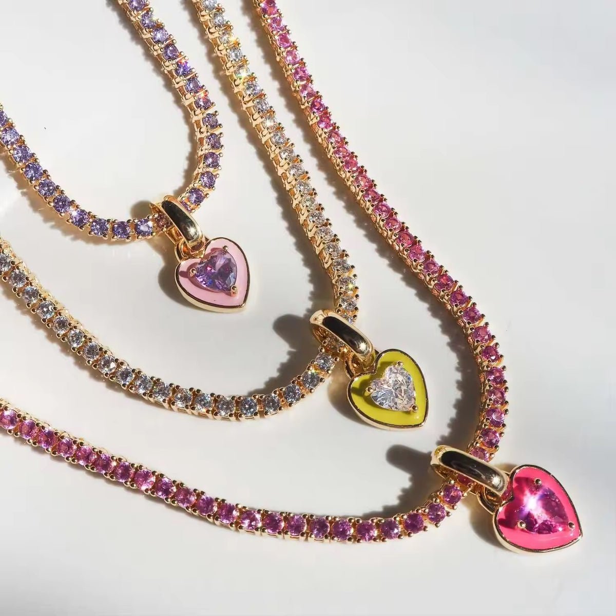 Love Tennis Necklace