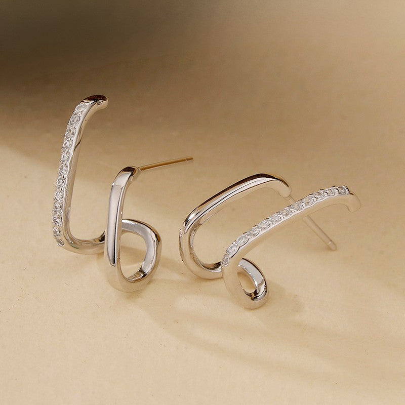 Double Climber Earrings