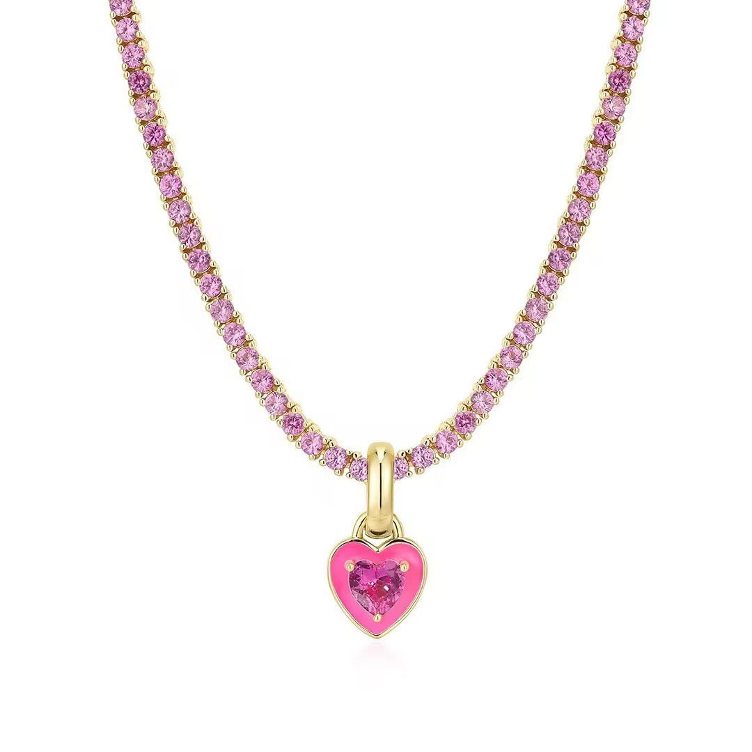 Love Tennis Necklace