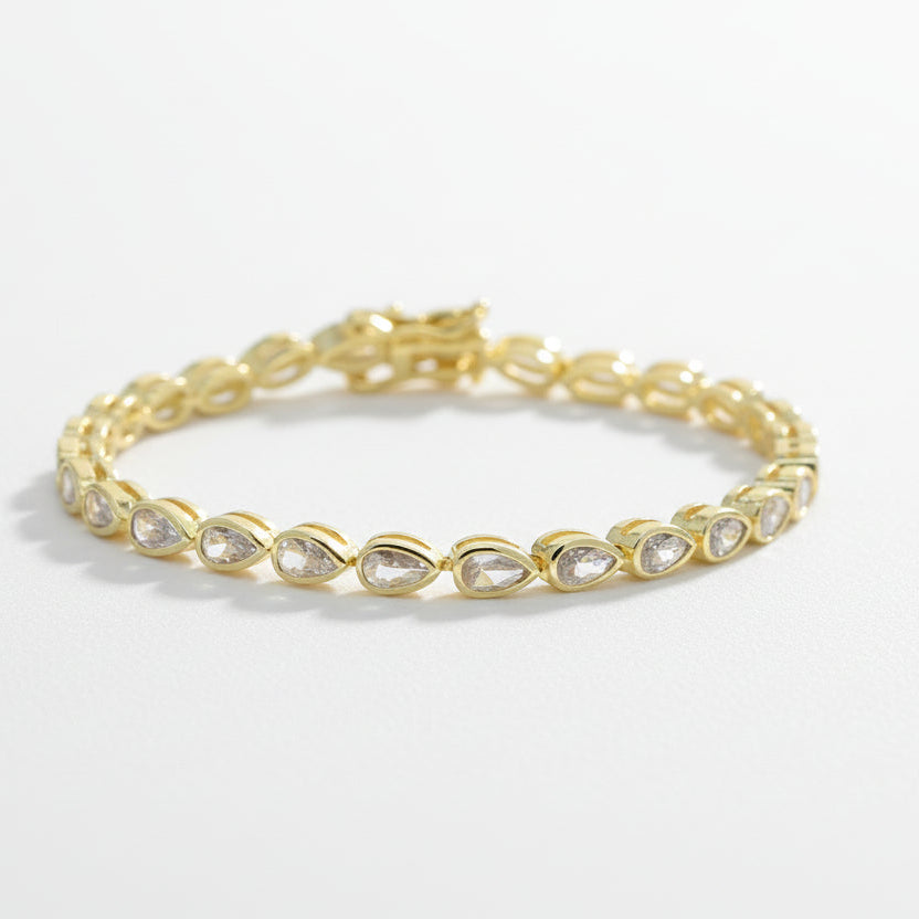 Pear Tennis Bracelet