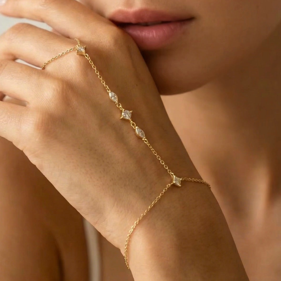 Crystal Hand Chain
