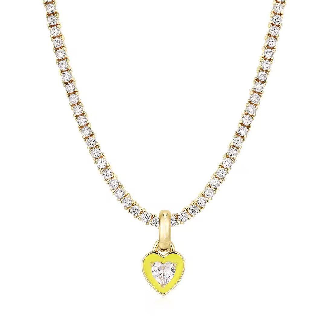 Love Tennis Necklace