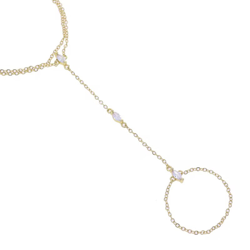 Crystal Double Hand Chain