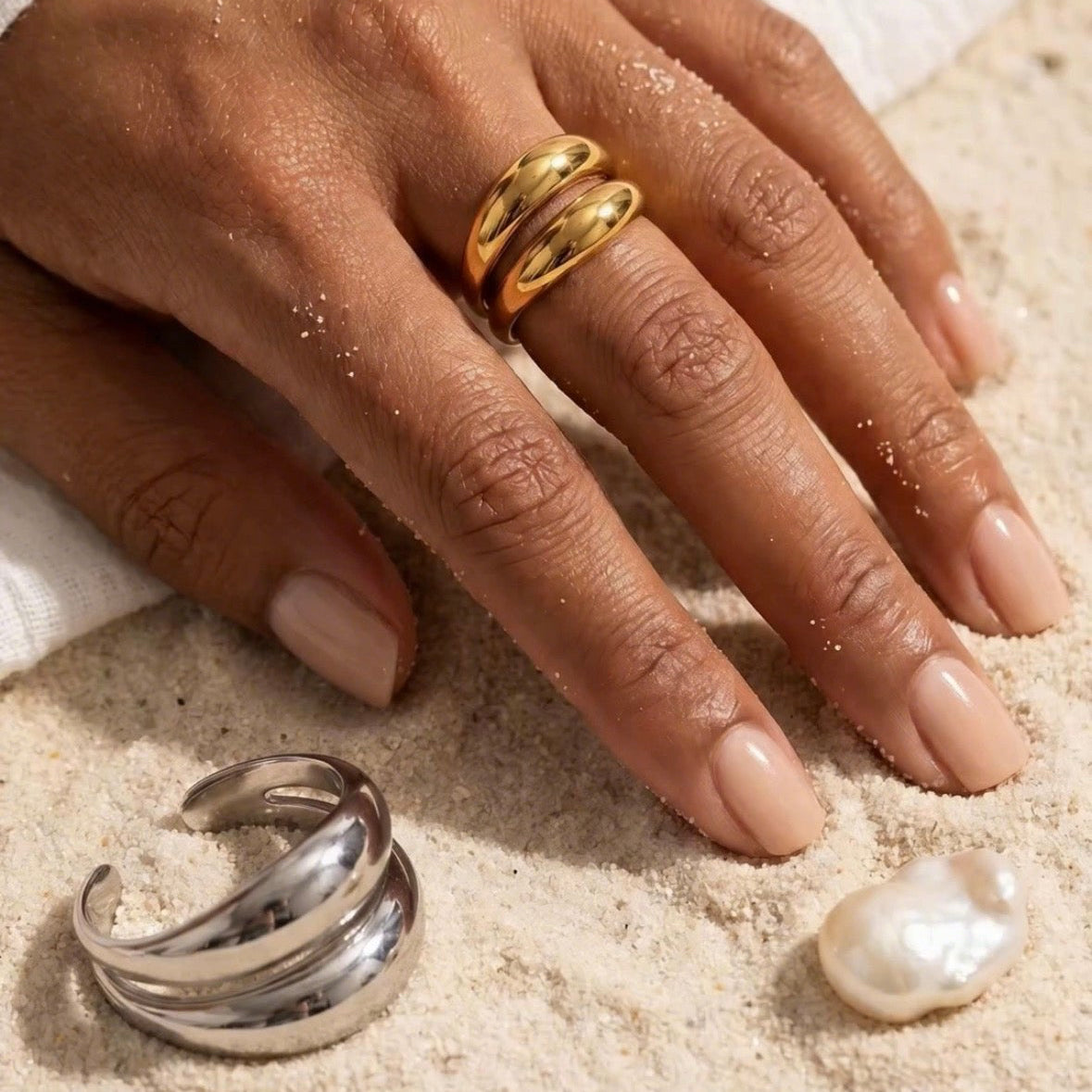Luna Double Ring