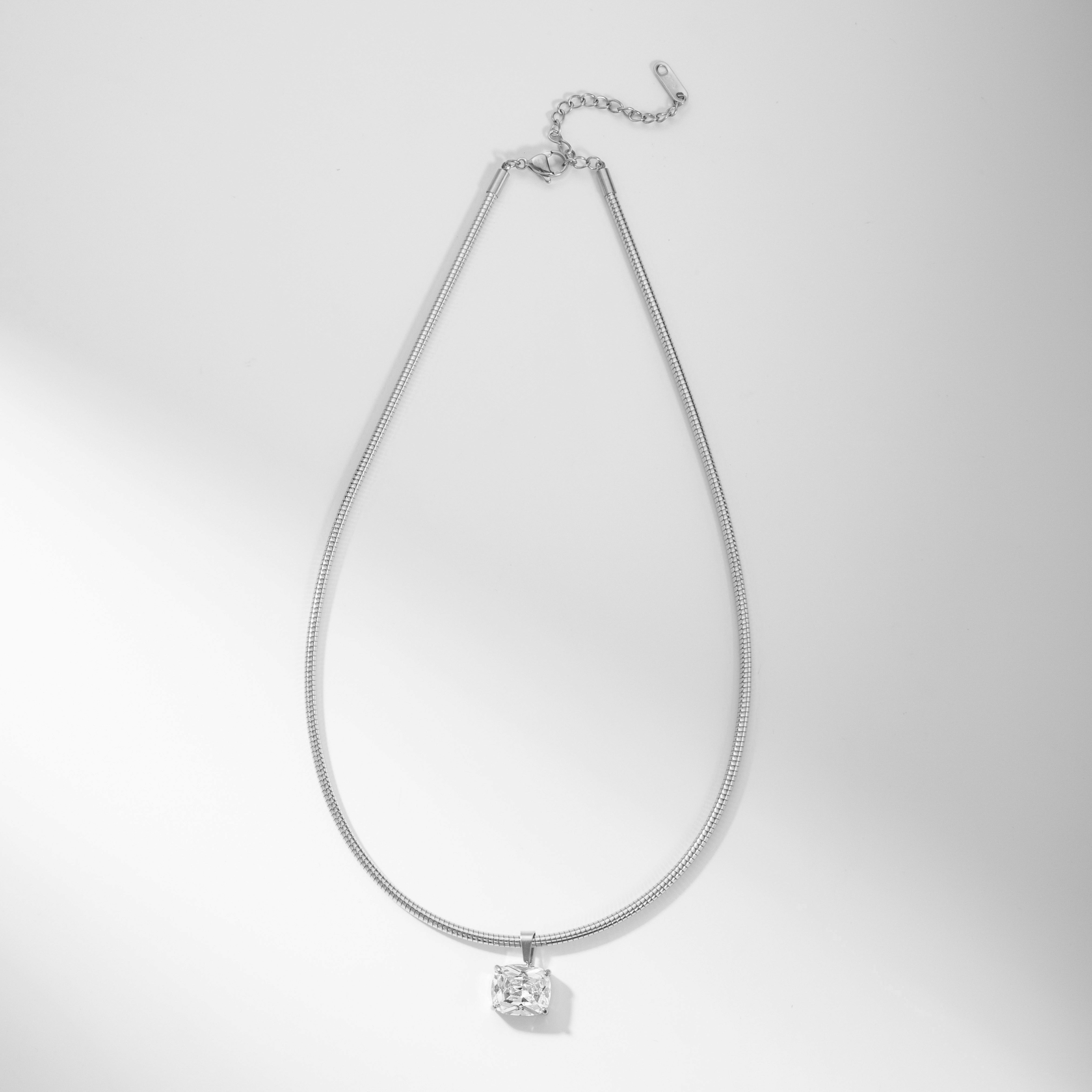 Crystal Snake Chain Necklace