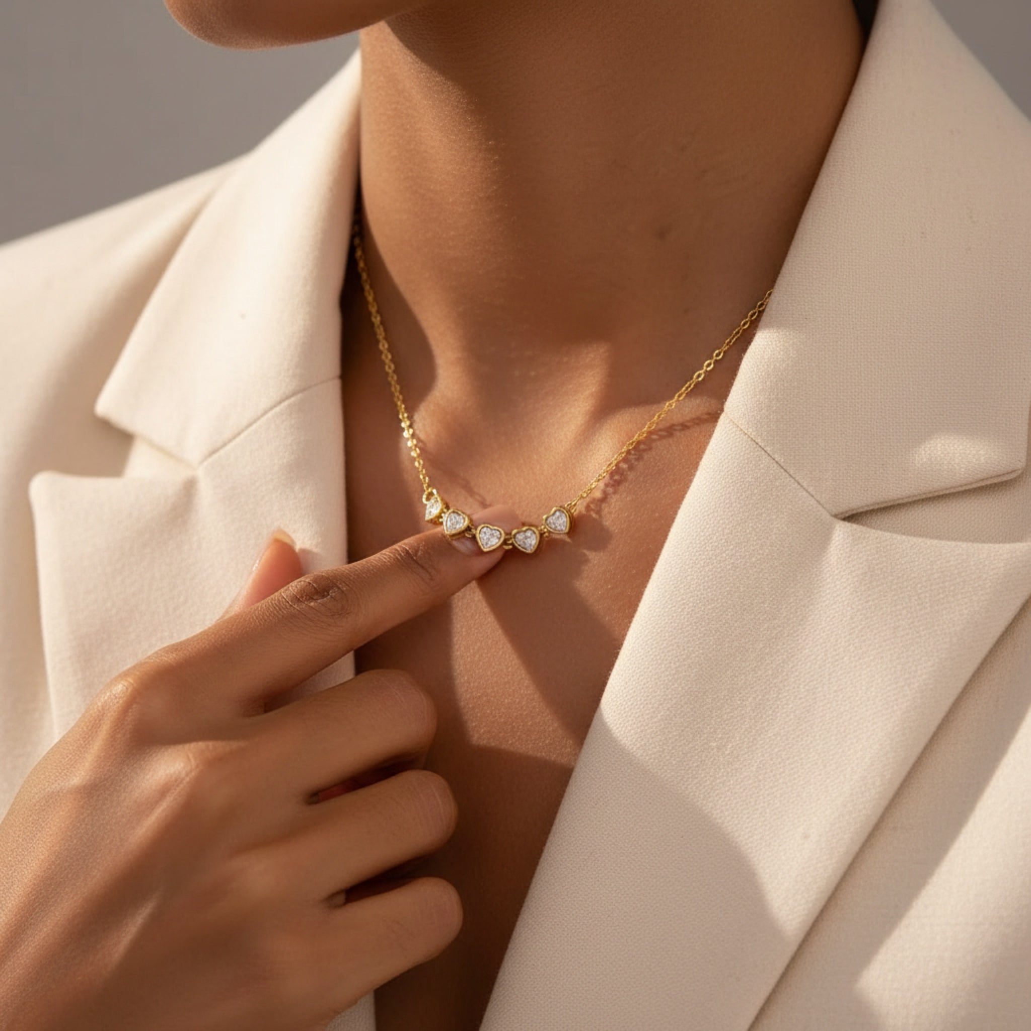 Love Chain Sparkle Necklace