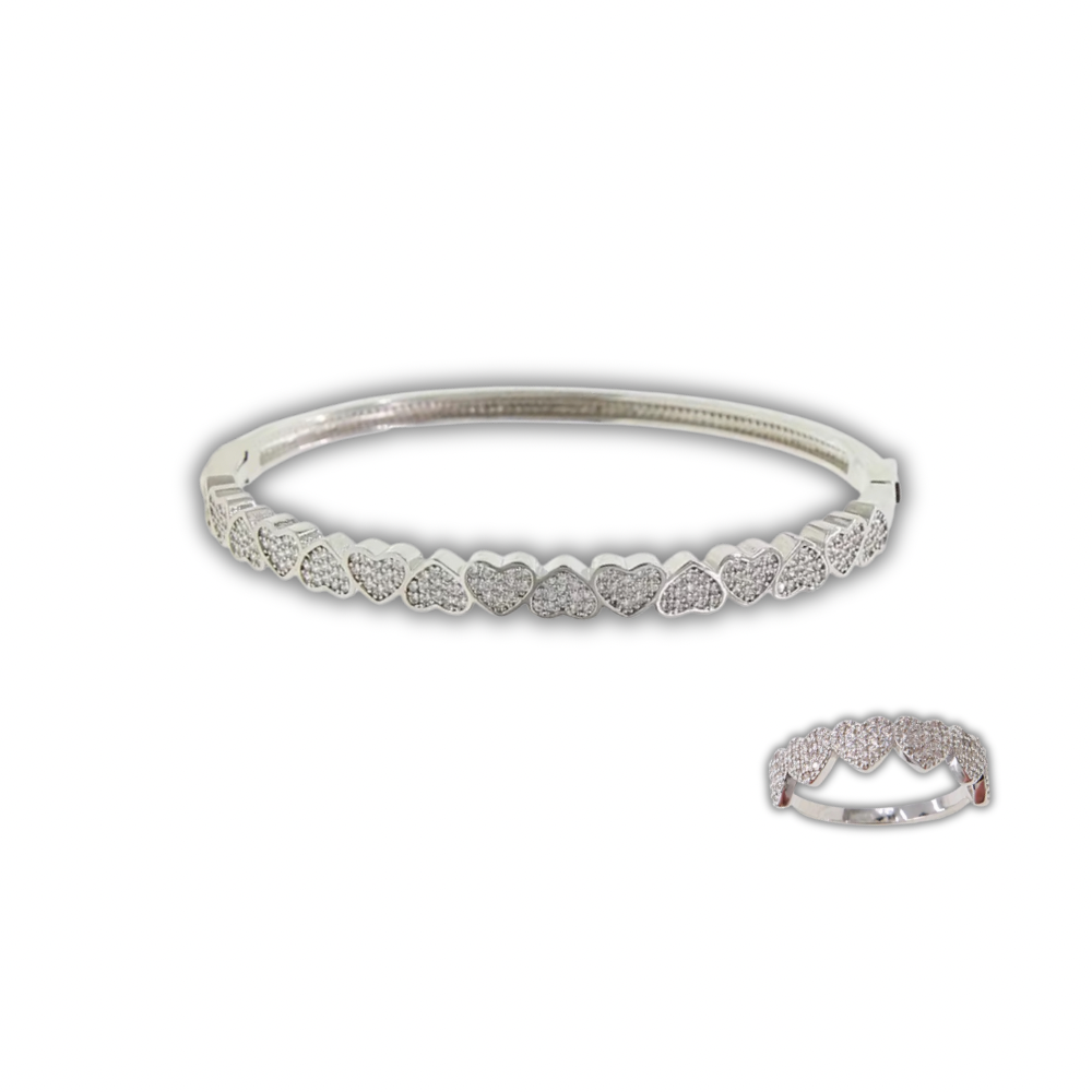 Heart Spark Silver Set