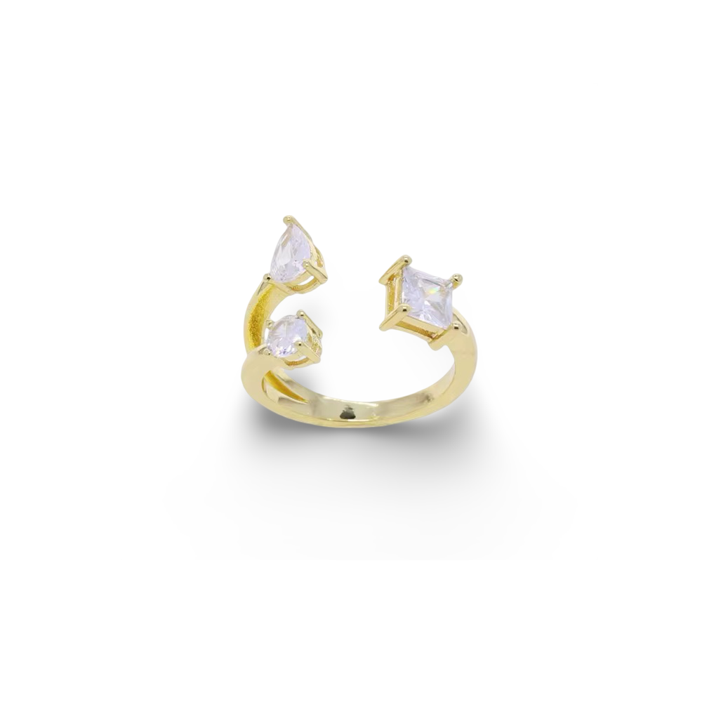 Crystal Trinity Ring