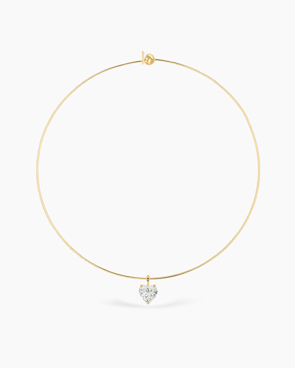 Gems Heart Choker