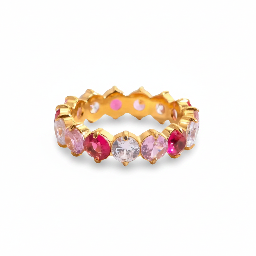 Rainbow Crystal Ring