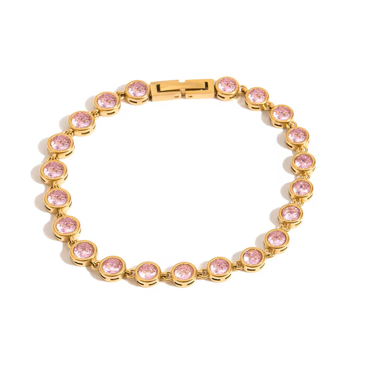 Round Chain Tennis Bracelet 4mm