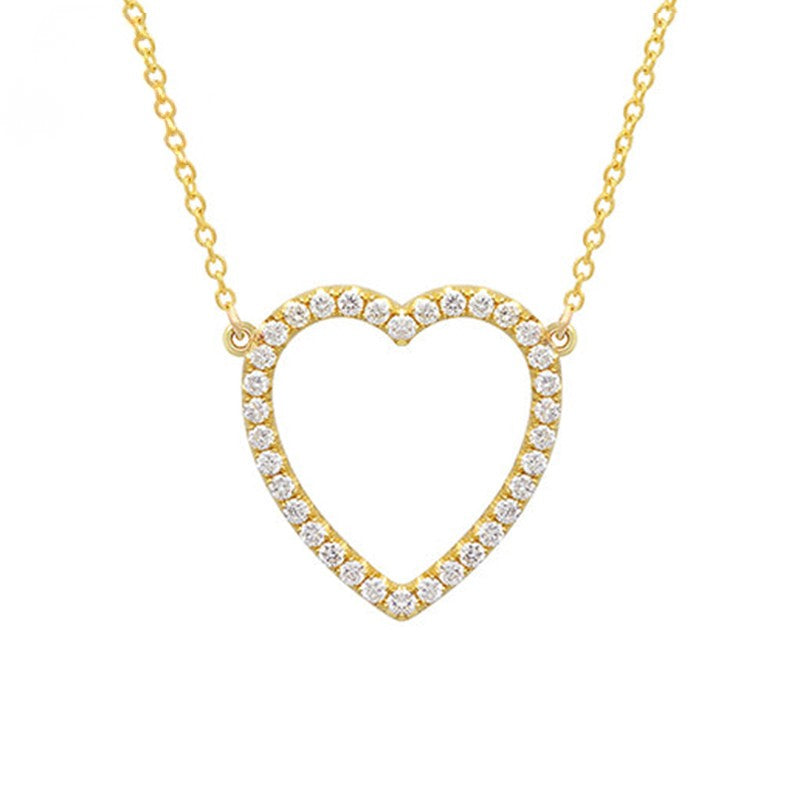 Wide Open Heart Necklace